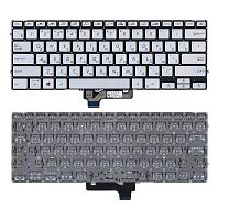 Клавиатура для ноутбука Asus Zenbook UM431DA, UX431 серебристая, с подсветкой