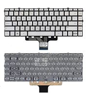 Клавиатура для ноутбука HP Pavilion 14-DV 14-DW, серебристая с подсветкой