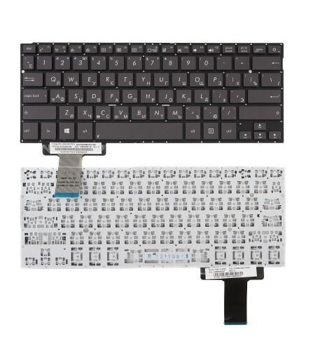 клавиатура для ноутбука asus ux42, ux42vs черная без рамки