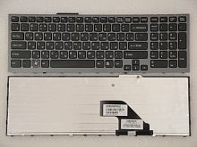 Клавиатура для ноутбука Sony VPC-F11, серебристая