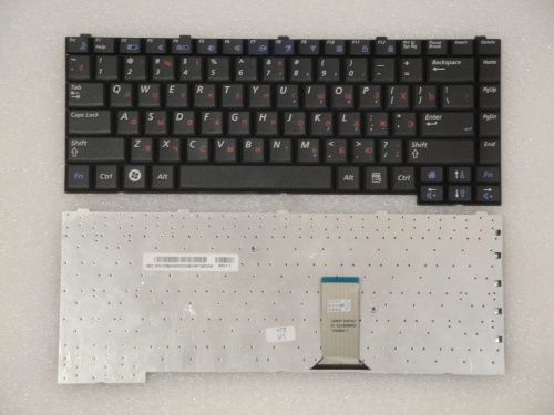 клавиатура для ноутбука samsung r20, черная
