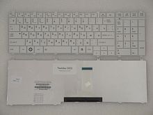 Клавиатура для ноутбука Toshiba C650, белый