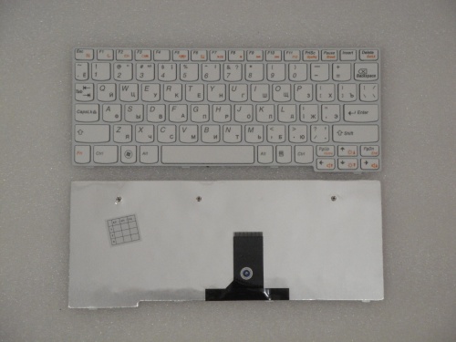 клавиатура для ноутбука lenovo s10-3, белая