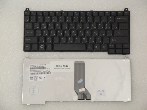 клавиатура для ноутбука dell vostro 1310, черная