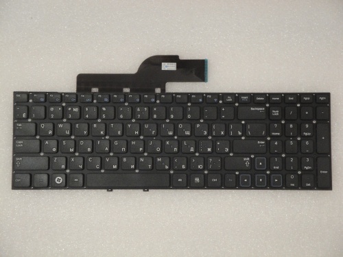 клавиатура для ноутбука samsung np300e5, np300v5, черная