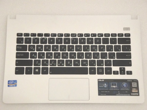 верхняя панель с клавиатурой для ноутбука asus x301 фото 2