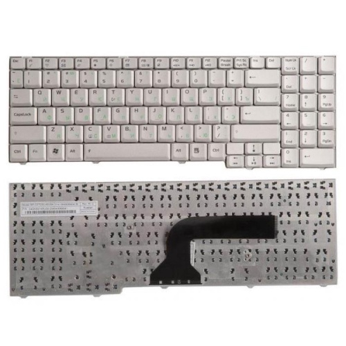 клавиатура для ноутбука asus m50, m70, g50, g70, x71 серая