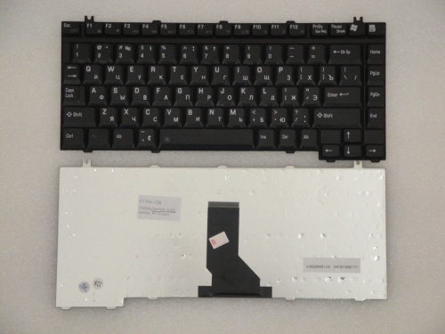 клавиатура для ноутбука toshiba a10, черная