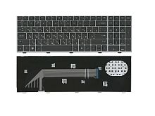 Клавиатура для ноутбука HP ProBook 4540s, серебристая рамка