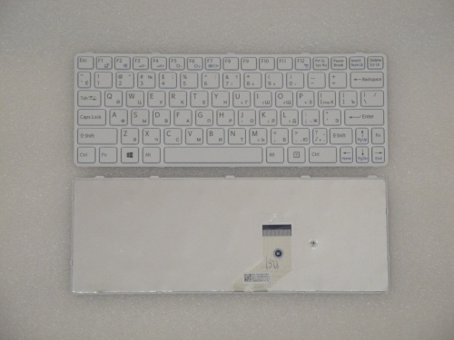 клавиатура для ноутбука sony sve11, белая