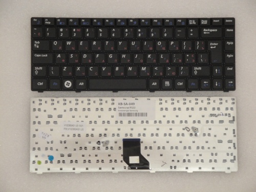 клавиатура для ноутбука samsung r522, черная