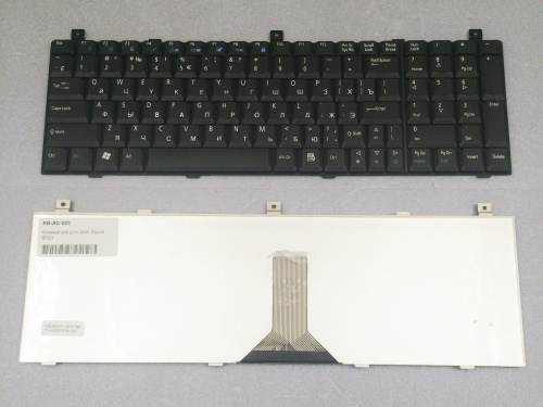 клавиатура для ноутбука acer aspire 9500, черная