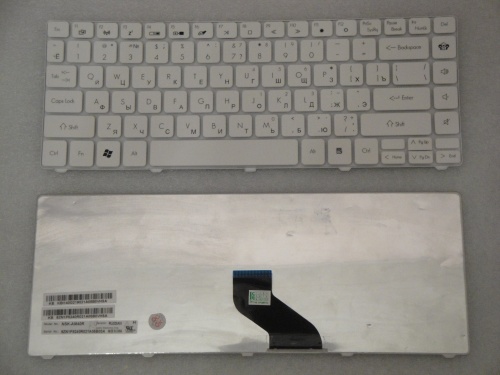 клавиатура для ноутбука acer aspire 3810, белая