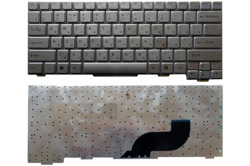 клавиатура для ноутбука sony vgn-tx, серебристая