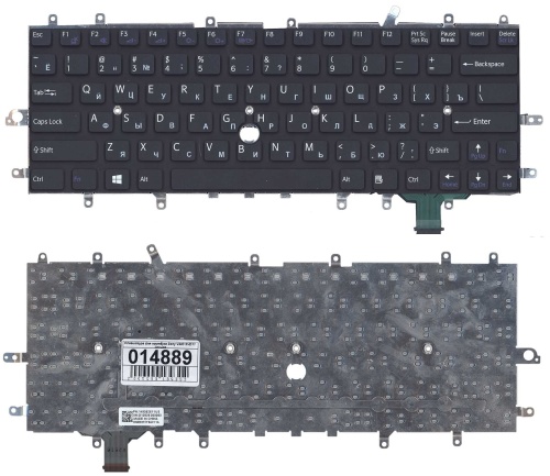 клавиатура для ноутбука sony svd11, черная