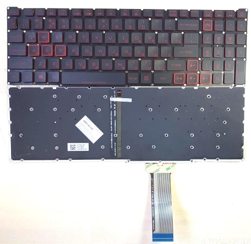  клавиатура для acer aspire nitro an515-54, an715-51 с подсветкой