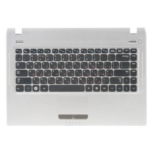 верхняя панель с клавиатурой для ноутбука samsung q530, черная