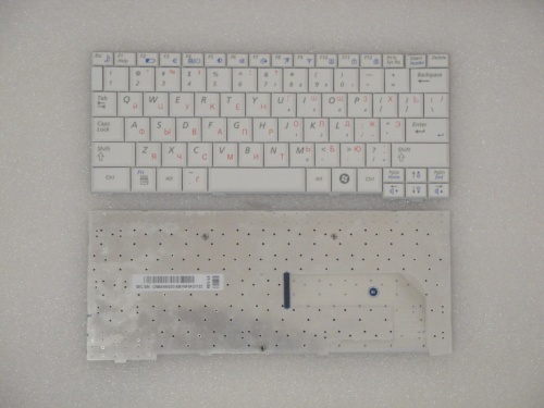 клавиатура для ноутбука samsung n120, n510, белая