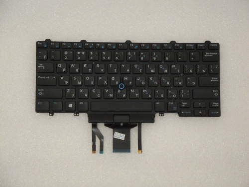клавиатура для ноутбука dell latitude e5450, e7450, черная