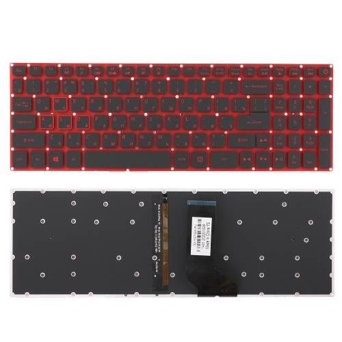 клавиатура для acer aspire nitro 5 an515-41, an515-51 с подсветкой