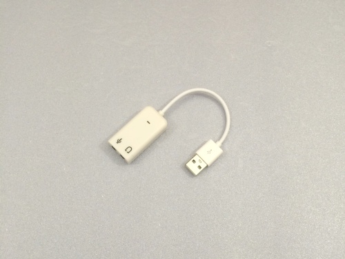 USB звуковая карта с разъемом для наушников и микрофона