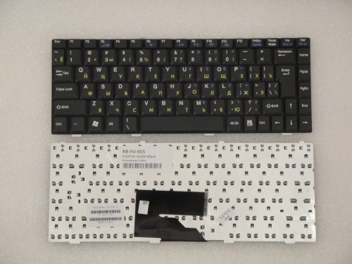 клавиатура для ноутбука fujitsu-siemens amilo pro v2030, черная