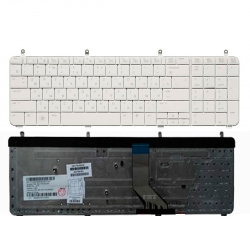 клавиатура для ноутбука hp pavilion dv7-2000, белая