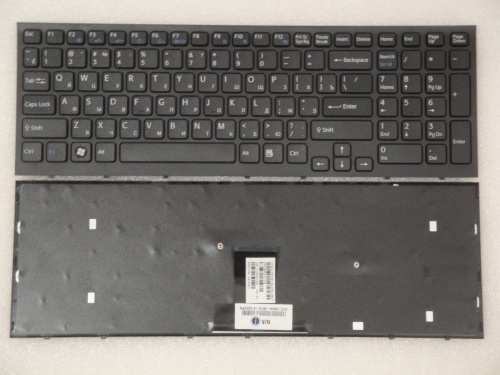 клавиатура для ноутбука sony vpc-eb, черная