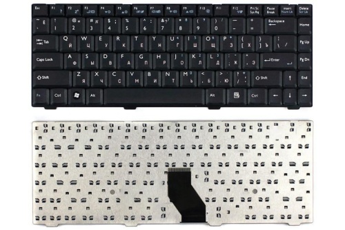 клавиатура для ноутбука benq r43, черная