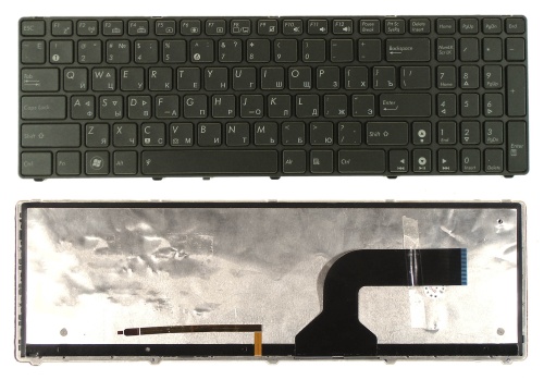 клавиатура для ноутбука asus g73, черная