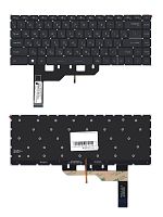 Клавиатура для ноутбука MSI GS66 чёрная с подсветкой