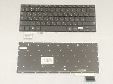 Клавиатура для ноутбука Samsung NP730U3E, NP740U3E, черная, с подсветкой
