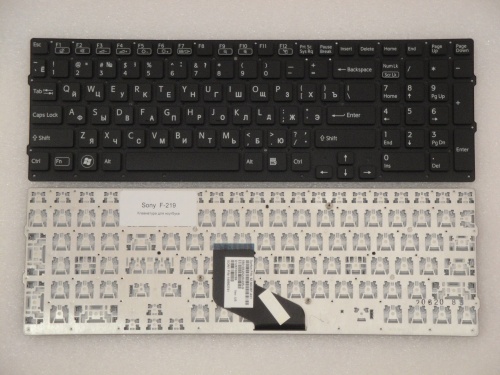 клавиатура для ноутбука sony vpc-f219, черная