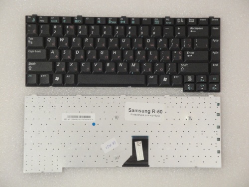 клавиатура для ноутбука samsung m40, черная