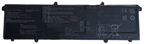 аккумулятор для asus vivobook (c31n2201) vivobook 16 x1605, 42wh, 11.55v
