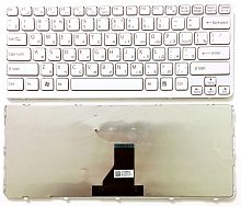 Клавиатура для ноутбука Sony SVE14, белая