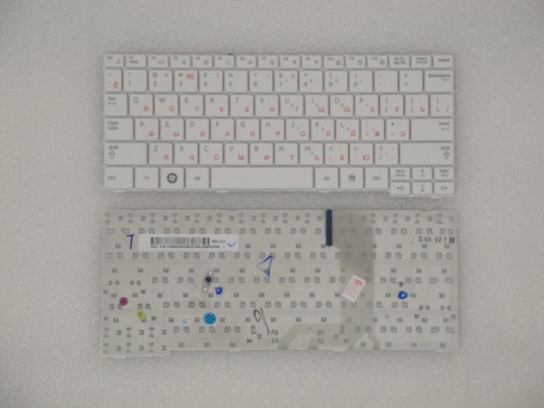 клавиатура для ноутбука samsung nf110, белая