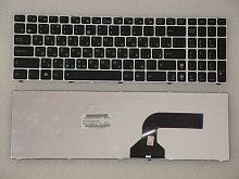 Клавиатура для ноутбука Asus G60, черная и серебристая