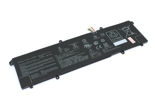 аккумулятор для asus (c31n1905) vivobook s14 s433fa, s433fl, vivobook s15 s533fl, 50wh, 4335mah, 11.55v