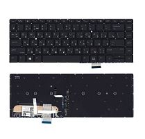 Клавиатура для ноутбука HP EliteBook 1040 G4 черная с подсветкой