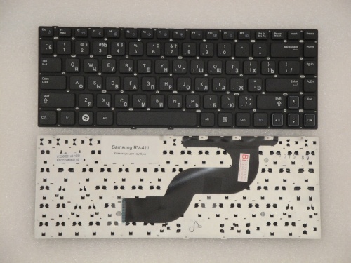 клавиатура для ноутбука samsung rc410, черная