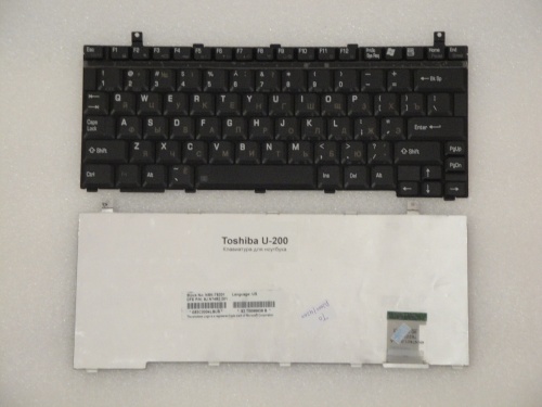 клавиатура для ноутбука toshiba p2000, черная