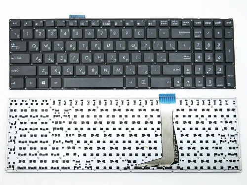 клавиатура для ноутбука asus e502, черная