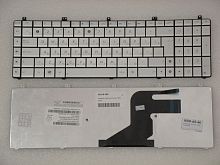 Клавиатура для ноутбука Asus N55, серебристая