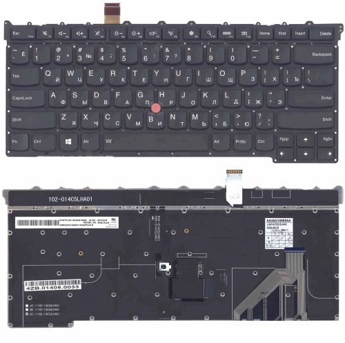 клавиатура для ноутбука lenovo thinkpad carbon x1 gen 3