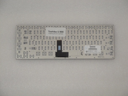 клавиатура для ноутбука toshiba u900, черная
