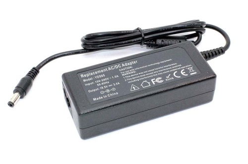 блок питания для ноутбука hp, 65w, 18.5v, 3.5a, (5.5 x 2.5 мм)