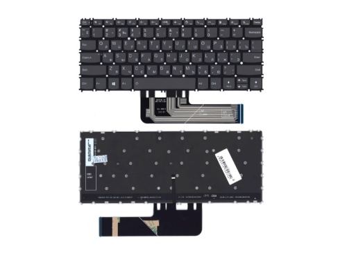 Клавиатура для ноутбука Lenovo ThinkBook 13s G2 G3, серая с подсветкой KB-LE-150 клавиатура для ноутбука lenovo thinkbook 13s g2 g3, серая с подсветкой