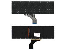 Клавиатура для ноутбука HP Pavilion Gaming 15-cx, черная с подсветкой