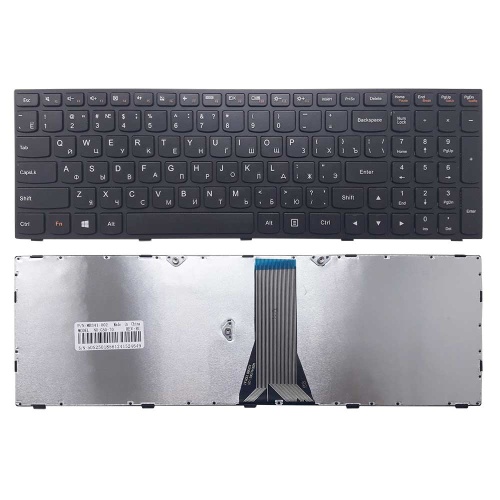 клавиатура для ноутбука lenovo g50-30, g50-45, g50-70, черная